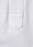 Men's Cotton Fabric Half Sleeve White Kurta